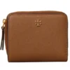 TORY BURCH TB EMERSON 經典LOGO防刮皮革釦式短夾(多色任選)：圖片 5