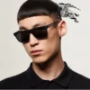 BURBERRY時尚方框太陽眼鏡 BE4402U 346487 霧黑框深灰鏡片：圖片 2