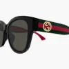 GUCCI 圓形膠框太陽眼鏡(GG1866SK-001 WEB 系列)：圖片 3